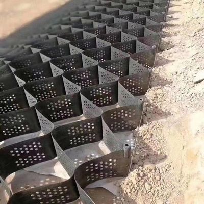 道路 地下室 ハニーコム プラスチック 安定した砂岩 舗装 格子 ドライブウェイ用のジオセル