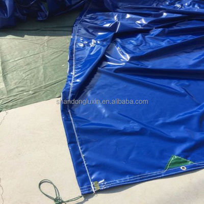 2m~100m 幅 PVC タールパウリン プラスチックカバー 屋外テント タールパウリング キャンプ 青色ポリタール