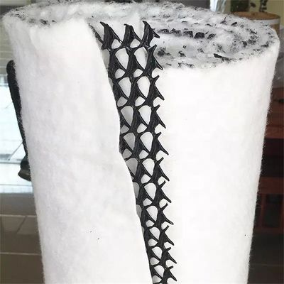 3Dプラスチック排水 8mm x 6mmのジオネットと長繊維のジオテキスタイルを持つジオコンポジット