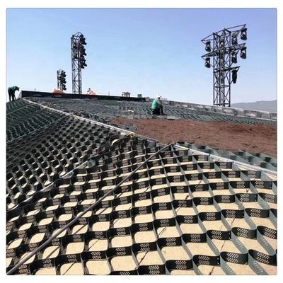 溶接距離 330mm-1000mm HDPE 地質セル エロージョン制御と道路安定化
