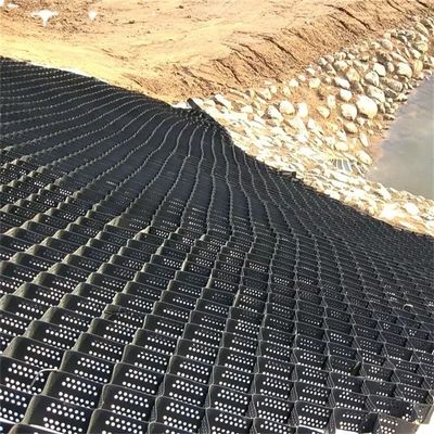 HDPE ジオセル ASTM 滑らかなジオセル 砂岩のドライブウェイ 蜂蜜のドライブウェイのための舗装グリッド