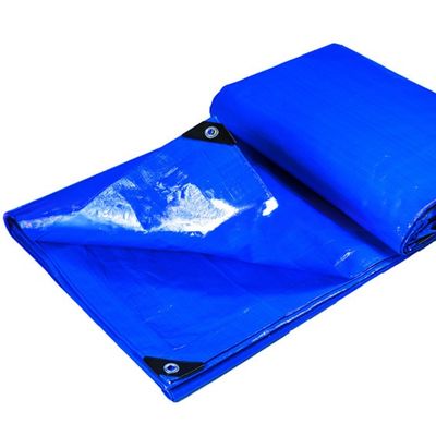 コーティングされたPEタール 防水 軽量 屋根カバー 青いポリエチレンタール PEシート