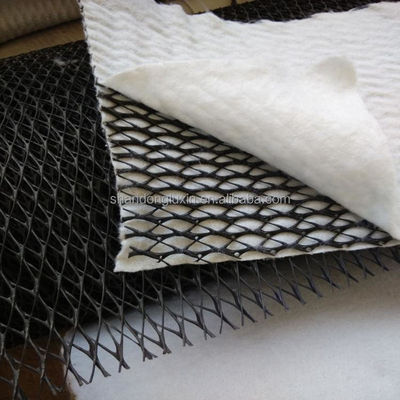 HDPE メッシュ 3D複合排水 複合ジオネット 貯水池用ジオネット 長さ100m