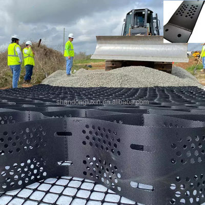 傾斜安定化溶接距離のためのHDPEプラスチックジオセル地面グリッド 330mm-1000mm