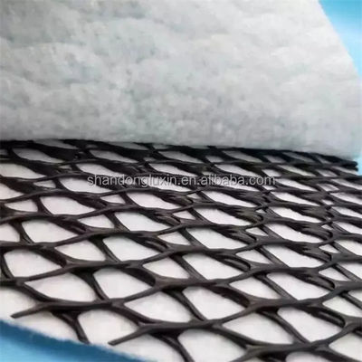 50m/100m 長さ HDPE メッシュ 3D複合排水複合地質網 黒白