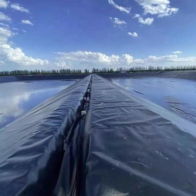 1.0mm HDPE 魚池用 地膜 幅 1~6m 化学物剤耐性 黒い 地膜