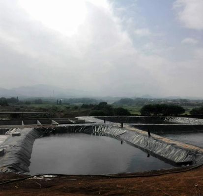 1.0mm HDPE 魚池用 地膜 幅 1~6m 化学物剤耐性 黒い 地膜