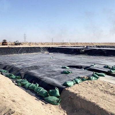 リターンと交換 HDPE 地膜 ダム ラインナー 1.5mm 水防水池 ラインナー