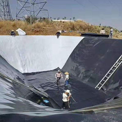 リターンと交換 HDPE 地膜 ダム ラインナー 1.5mm 水防水池 ラインナー
