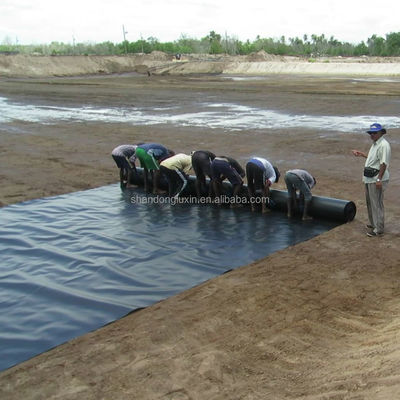 ダブルスムーズ表面 60 Mil 食品グレード EPDM ゴム池池シート レイナー 地膜