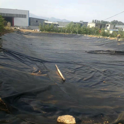 ブラック 1.5mm HDPE 地膜 水池 敷き布団 魚場 表面 双質感