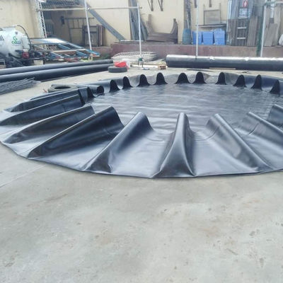 ブラック 1.5mm HDPE 地膜 水池 敷き布団 魚場 表面 双質感