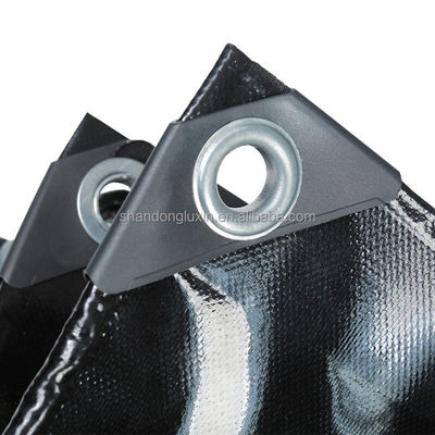 500D~1500Dの黒いタールイン 糸数 防水タールイン 重用シートHQ 250g/cm