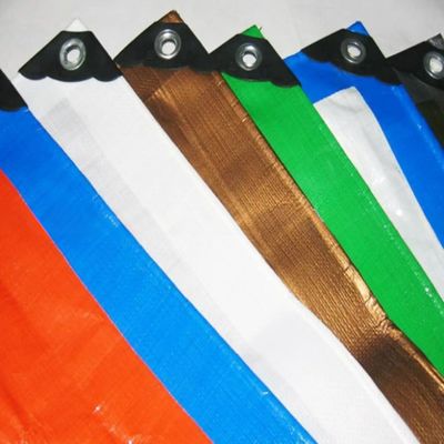 カスタマイズされたロゴ印刷 バルコニー屋根用熱隔離プラスチックシートタールパウリン