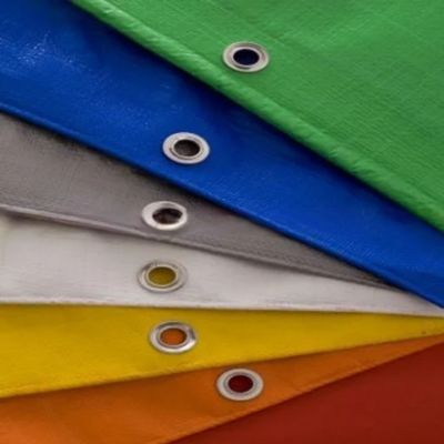 ベトナムは50~300gmのマイクロパフォーレートPEタパウリンプラスチックシートを競争価格で供給