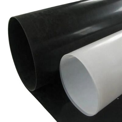0.4mm 0.5mm 0.8mm 1mm 2mm 3mm ブラックHDPE プールの敷き布団のダムライナーのためのプラスチックスリップシート