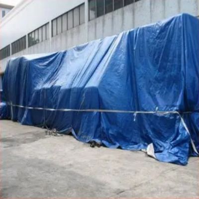 50~300gm ブルーポリエチレンファブリック PE 織布タラス 屋外保護カバー
