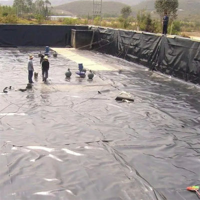 紫外線耐性0.75mm HDPE尾水槽 ブラックまたはカスタムカラー魚池用地膜