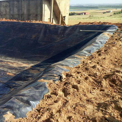 1.5mm ポリエチレン埋立地 HDPE 地膜 産業用プロジェクト ソリューション 能力