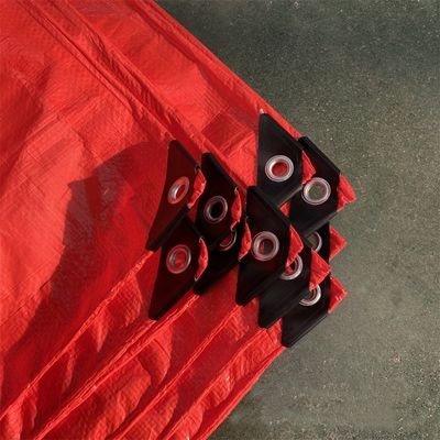 PE テンパール 赤 防水 防塵 ブロック 日光 その他 織物 3x4m 4x5m 4x6m