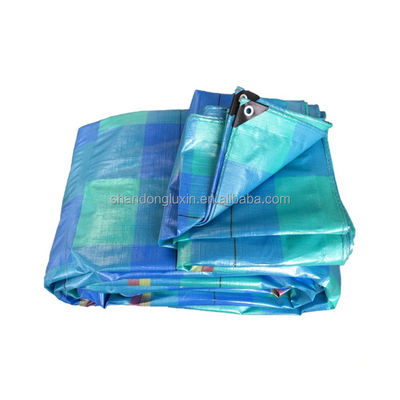 HDPE 120gm ブルーPEキャンバスタップス ポリタップス 屋外庭園用防水タップス