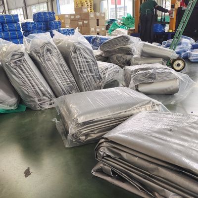 HDPE 120gm ブルーPEキャンバスタップス ポリタップス 屋外庭園用防水タップス