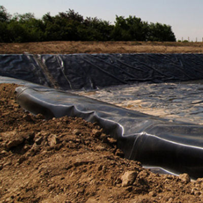 防水 HDPE 地膜 池面のための魚池のラインナーに耐える膜
