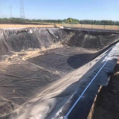 1m-8m 幅 ダブル スムーズ 黒色 HDPE 池面 魚 シュリップ 泳池 養殖