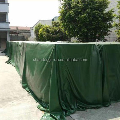 塗装されたPVCストライプタールイン 防水屋外施設用 カスタマイズされた色
