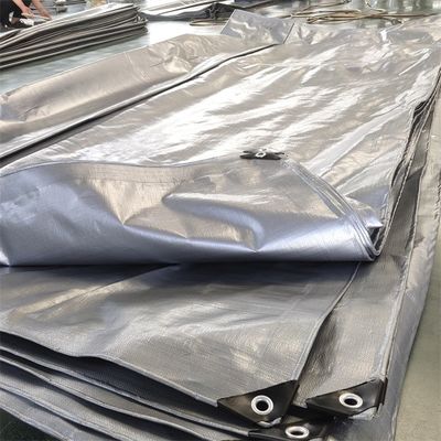 客の要求 青色 PE 防水 幅 2-12m のタール カバー シート