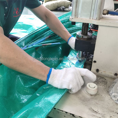 パキスタン向け ストライプ 屋外 織布 テンプレート 200Gsm グリーン 重用テンプレート